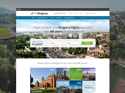 FlyBulgaria airplane bulgaria flight interface sofia ui uk web webdesign