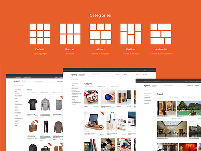 Categories layout