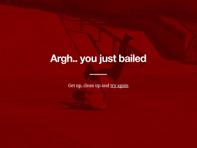 404 page