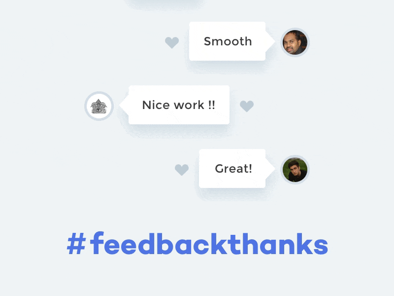 Feedback, thanks! collaboration comments feedback feedbackthanks skillsharing