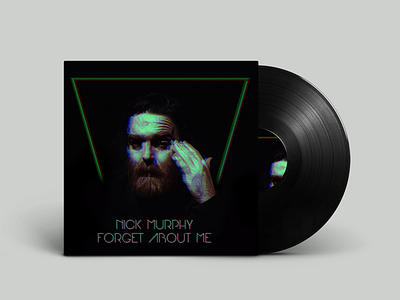 Nick Murphy - Forget about me (Vinyl Artwork) abstract artwork design designer illustrator photography vinyl vinyl art vinyl artwork