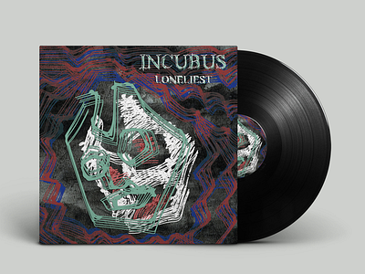 Incubus - Loneliest (Vinyl Artwork) abstract art artwork design designer drawing illustrator vinyl vinyl art vinyl artwork