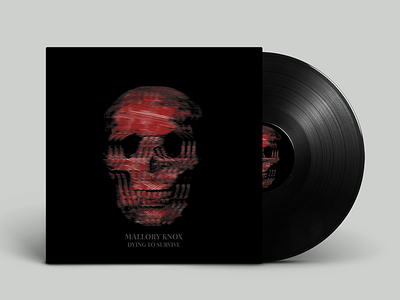 Mallory Knox - Dying to Survive (Vinyl Artwork) art artist artwork cover cover art cover artwork design illustrator music skull