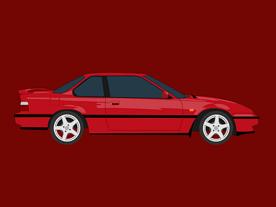 Honda Prelude -  Enamel Style