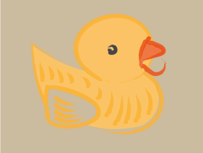 Day1 - Duck 100daychallenge duck illustration vector
