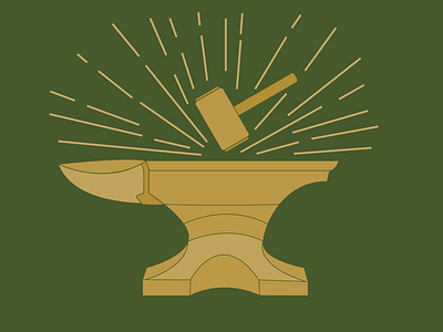 Day 26 - Urmston Anvil 100daychallenge anvil design hammer illustration vector