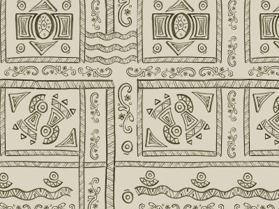 Ethnic print design graphite ink print textile