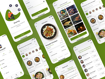 HOFO APP app app mobile design figma food food app logo ui uiux uiux design