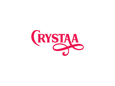 Crystaa - Logo illustration typography