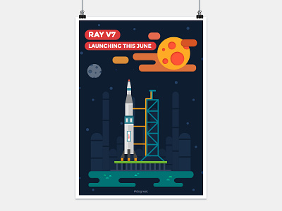 Ray V7 Launch Poster