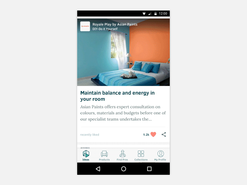 Articles Interaction android app design houzify mobile principle product sketch typography ui ux visual