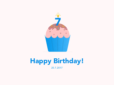 Happy Birthday SignEasy! 7th anniversary birthday cupcake esignature signeasy
