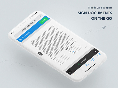 Sign documents on the go