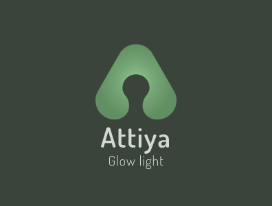 Logo-a-day : #1 - Attiya - Glow Light