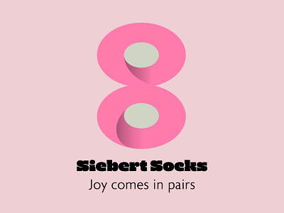 Seibert - Socks branding design gradient graphic design icon illustration illustrator letter logo pair pink shadows socks ui vector