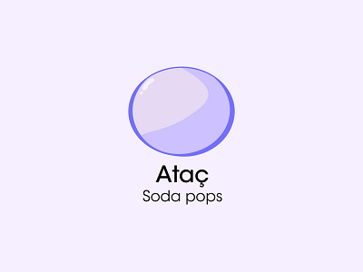 Ataç - Soda Pops brand branding bubble design graphic design icon illustration illustrator logo logos pop round soda soda pop soft soft drink ui ux vector