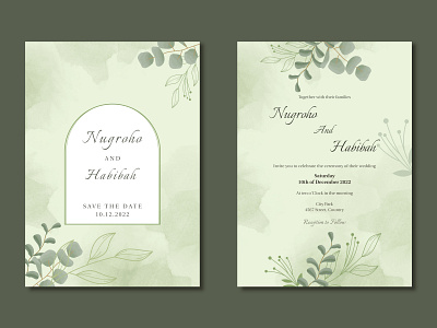 Minimalist Wedding Invitation