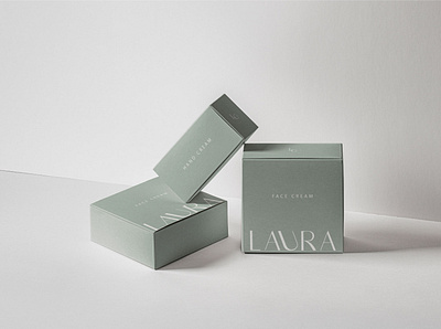 Laura cosmetics branding clean design graphic design icon logo minimal ui vector website