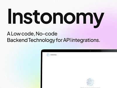 Instonomy WebApp Design