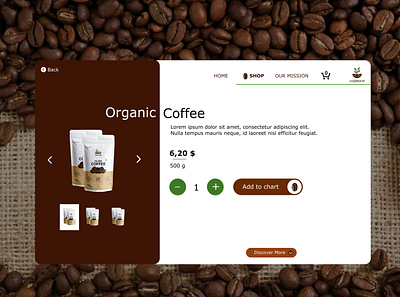 Coffee e-commerce concept coffee coffee ecommerce ecommerce ecommerce app ecommerce design mobile design web design