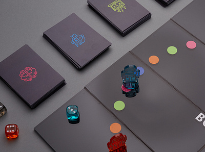 Quizzy Bot Board Game branding design gamedesign layout