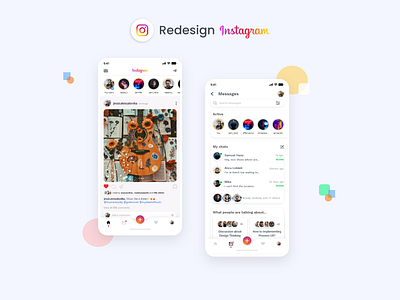 Redesign Instagram App app app design design dribbble best shot instagram app redesign uidesign uiuxdesign uxdesign