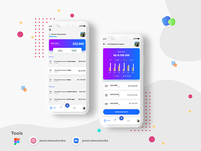 Personal Financial Manager - Mobile App Exploration app app design bank app design designs fintech app ui uidesign uiuxdesign ux