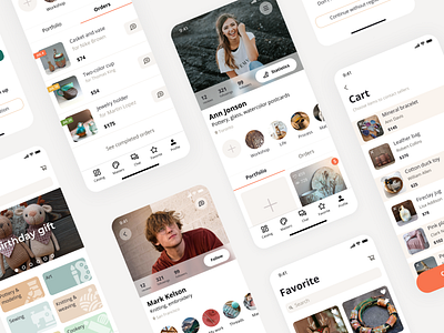 Online platform tool for artisans and hand-made fans app app design artisan design figma handmade online shop tool ui ux