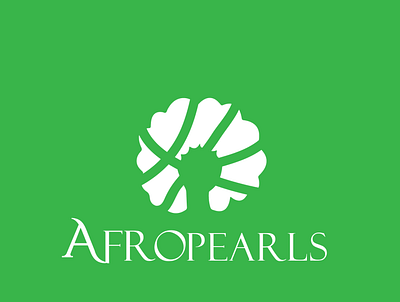 AFROPEARLS branding cosmetic packaging design logo typography