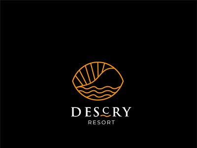 DESCRY branding design illustration logo typography