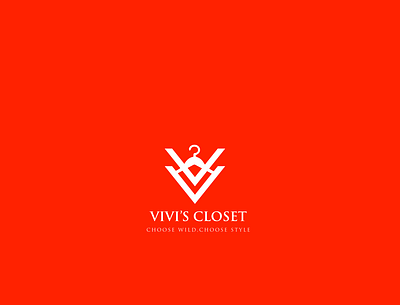 vivi's adobe illustrator branding closet clothing brand clothing design design fashion illustration logo minimal typography