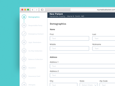 MyMedicalLocker Patient Forms (WIP)