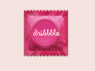 Dribbble Condom condom dribbble icon