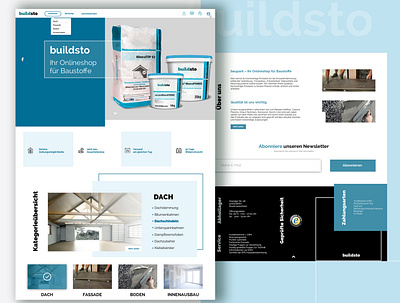 Building Supplies Store clean design layout minimal ui uiux ux web webdesign website