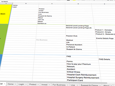 UX Artefact example #001 - UX is not always sexy artefact not sexy spreadsheet ux ux artefact ux research