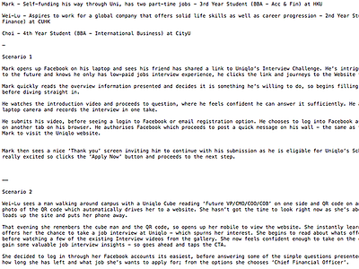 UX Artefact example #006 - UX is not always sexy artefact not sexy text document ux ux artefact ux generating