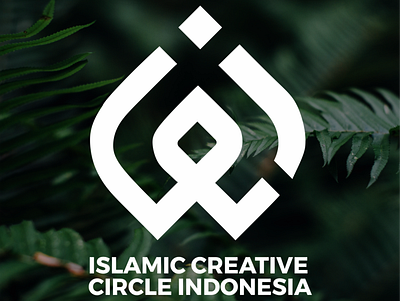 Islamic Creative Circle Indonesia Logo design flat icon illustration logo logo design logotype minimal vector web website