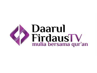 DAARUL FIRDAUS TV branding branding agency branding and identity branding concept branding design design logo logo design logotype vector