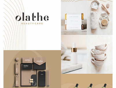Olathe Beauty Care branding agency branding and identity logo design ui vector