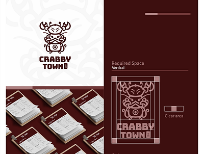 Crabby Town Branding Design branding branding agency branding and identity branding concept design illustration logo logo design ui vector
