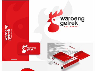 Waroeng Gefrek branding branding agency branding and identity branding concept design illustration logo design ui vector