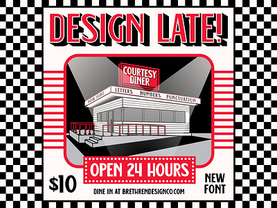 Courtesy Diner Font