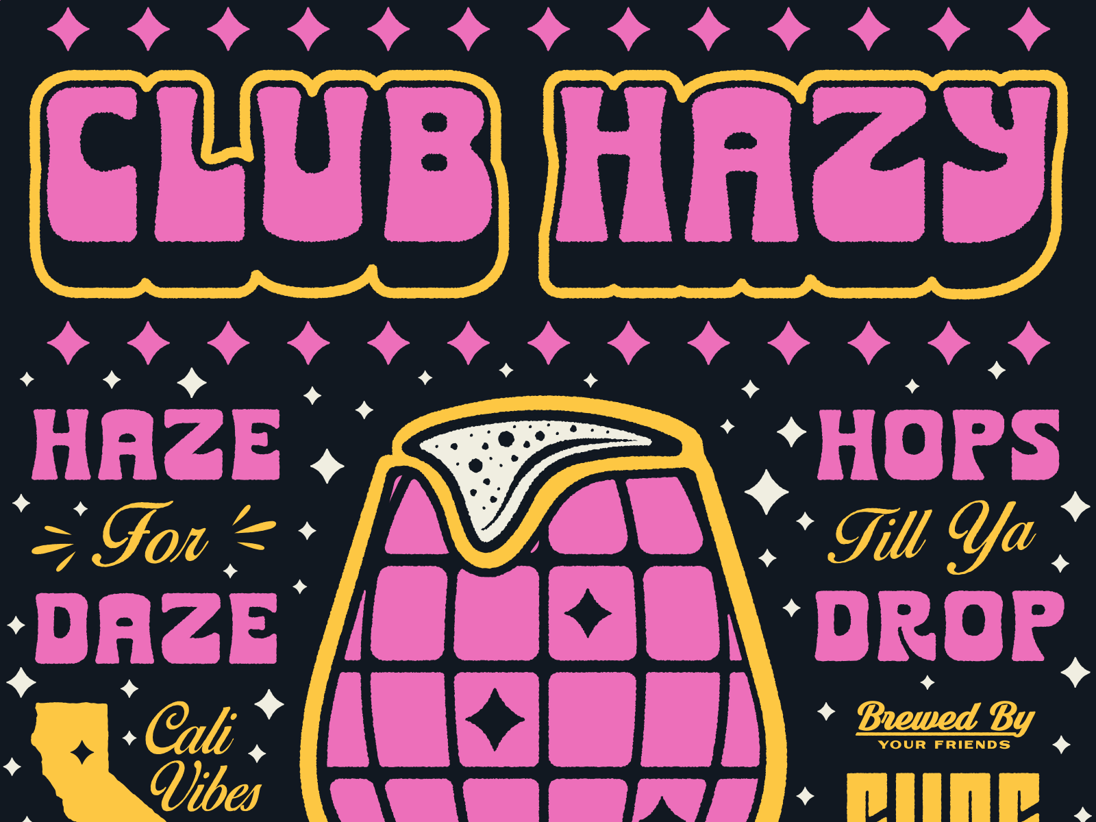 CLUB HAZY by Brethren Design Co on Dribbble