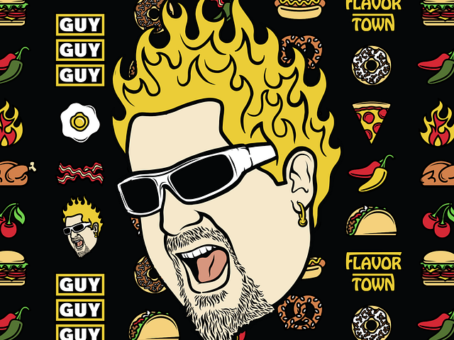 Guy Fieri Graphics by Brethren Design Co on Dribbble