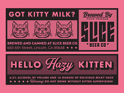 Kitty Milk label highlight 3 apparel beer branding brethren cats classifieds craft beer halftone identity illustration meow packaging typography vintage