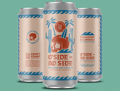 O'side or No Side badge beer branding craft beer design illustration packaging typography