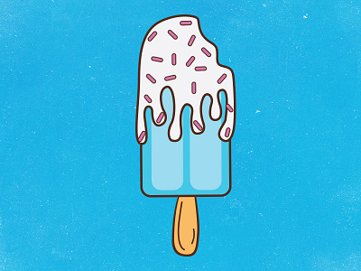 Sweet Summer Treat fun illustration popsicle reject summer sweets treats vector whimsical