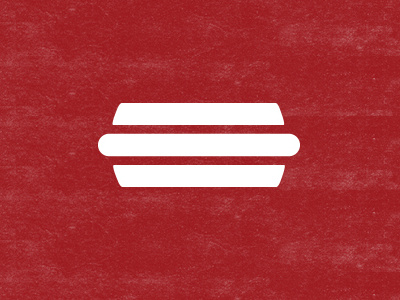 Coney stack coney hamburger stack icon nav button navigation web design