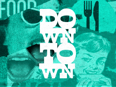 Downtown Gif Trial collage downtown error gif trial typography