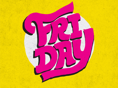 Friday Type Warm Up friday fun handlettering lettering sunny typography warm up